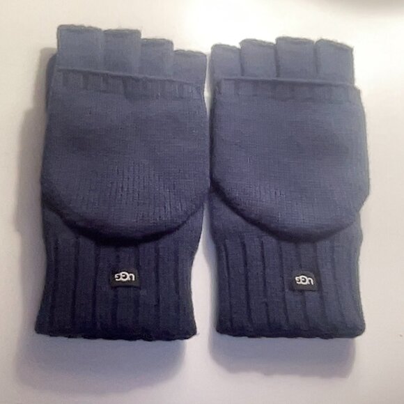 UGG Accessories - UGG Navy Blue Fingerless Gloves